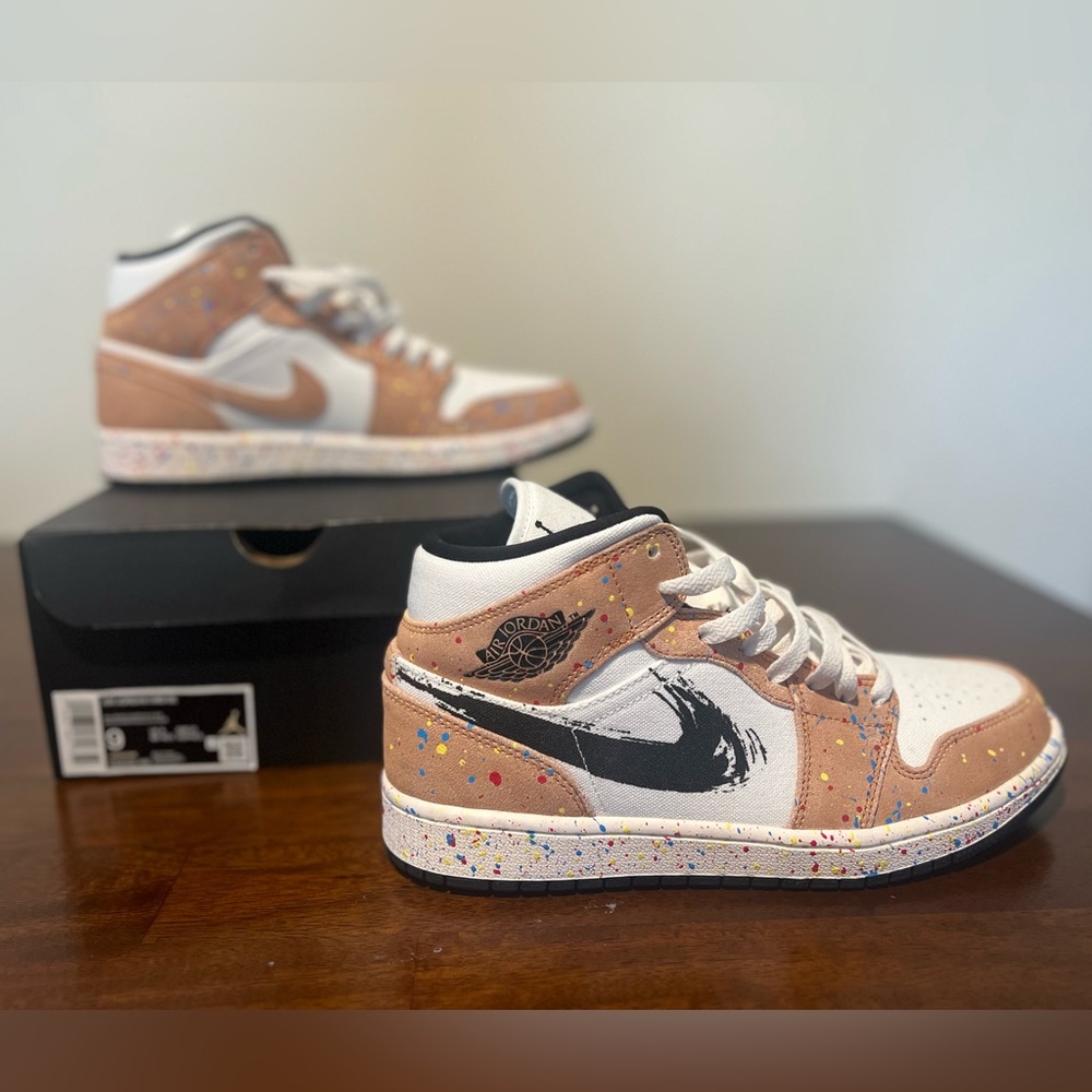 AIR JORDAN 1 MID SE BRUSHSTROKE
